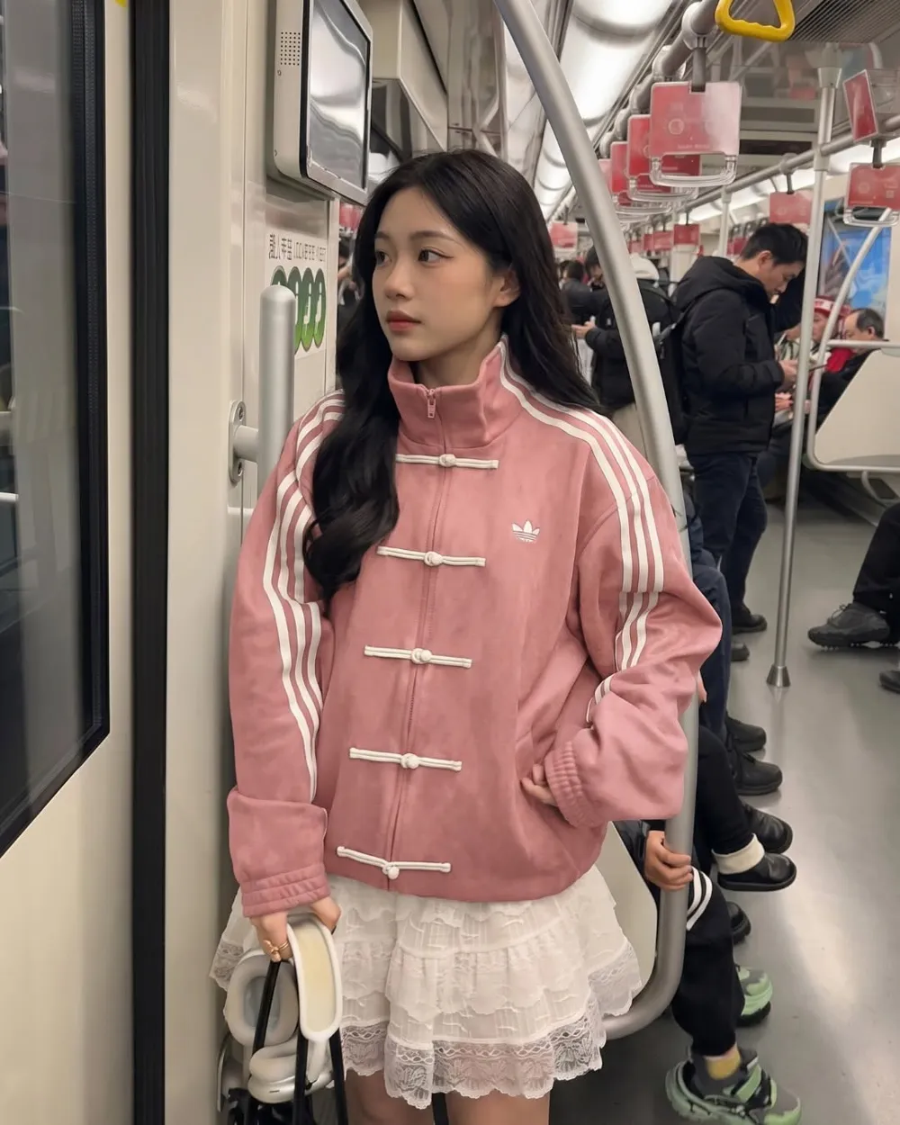 Chaqueta retro rosa